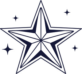 Colorful Star Illustration. Single Star Design. Bright Colorful Star Artwork. Decorative Star Illustration. Vibrant Star Design. Shiny Colorful Star Artwork. Festive Star Illustration. Star Art