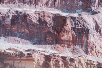 Sandstein Abbaugebiet mitten in der Natur