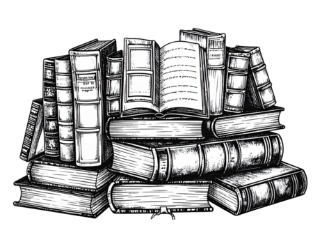 Stack of vintage books (3)