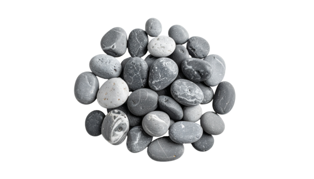 A cluster of smooth stones