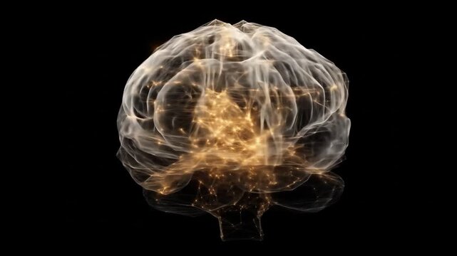 Human brain network visualization - Powered by Adobe