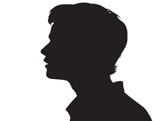 Powerful cyberbullying awareness silhouette icon vector art