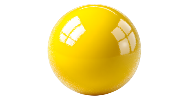 Stress Ball isolated on transparent png background.  - Powered by Adobe