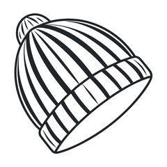 Black Colour winter stripes Vector Illustration, Solid White Background (3).eps