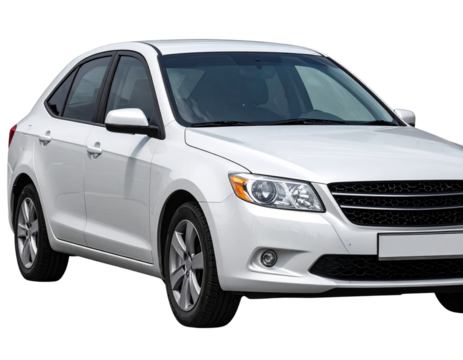 car isolated on white background