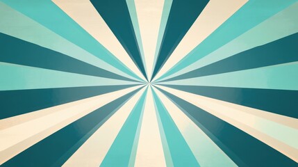 Retro radial burst background with pastel colors.