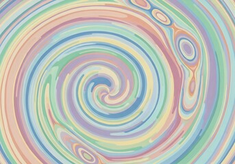 Naklejka premium Pastel Swirl Design for Backgrounds