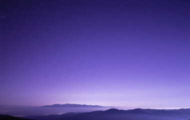 Naklejka premium night sky with clouds