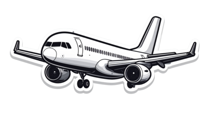 Cartoon airplane graphic