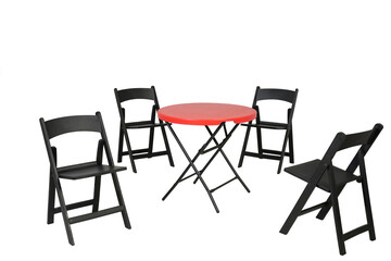 Obraz premium Table and chairs.