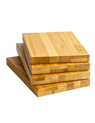 Stacked bamboo panels