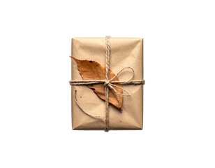 Gift package, rustic wrapping