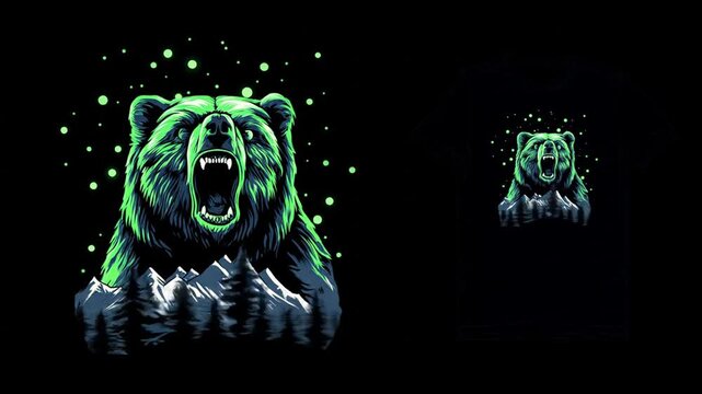 Bear graphic design