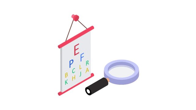 Eye Test  Animation MP4 File