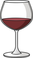 Wine Glass Illustration. Elegant Wine Glass Design. Red Wine Glass Artwork. Beverage Wine Glass Illustration. Luxury Wine Glass Design. Restaurant Wine Glass Artwork. Glassware Wine Illustration