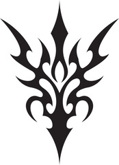 Cybercigilism Tattoo design, Dark Futuristic Neo Tribal Style Vector Tattoo Eps file