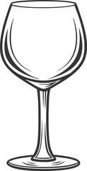 Wine Glass Illustration. Elegant Wine Glass Design. Red Wine Glass Artwork. Beverage Wine Glass Illustration. Luxury Wine Glass Design. Restaurant Wine Glass Artwork. Glassware Wine Illustration