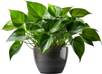 観葉植物 花 室内 ポトス 切り抜き ai生成画像