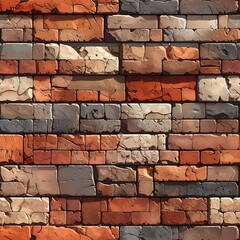 Rough stone wall texture