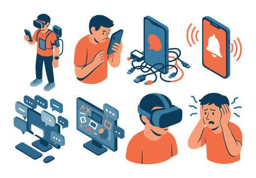 Digital age challenges and virtual reality impact on young adults