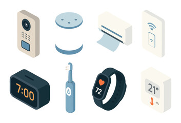 Innovative smart home gadgets: voice assistants, thermostats, security devices, wearable tech