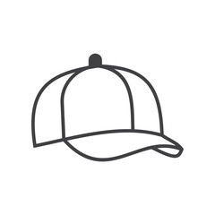 hat sketch icon vector illustration