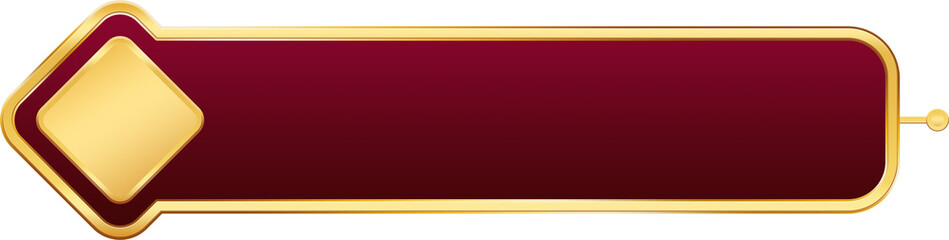 Red and Gold Infographic Label List
