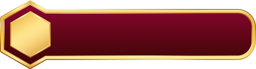 Red and Gold Infographic Label List
