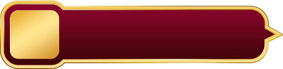 Red and Gold Infographic Label List
