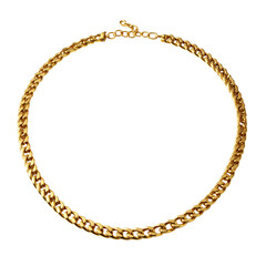 Gold chain necklace