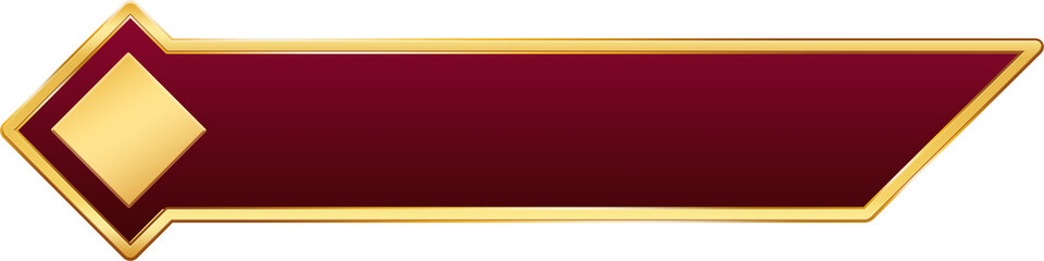 Red and Gold Infographic Label List
