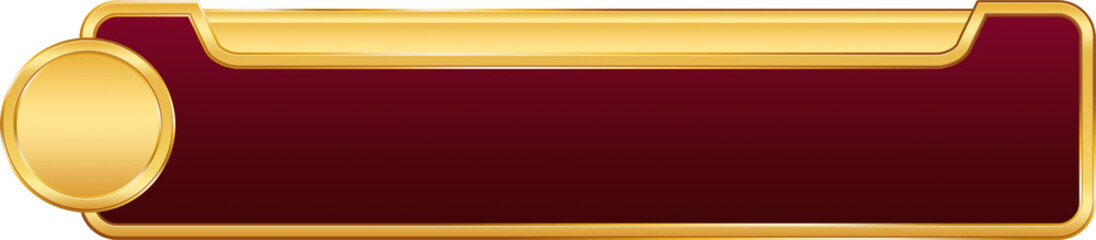 Red and Gold Infographic Label List
