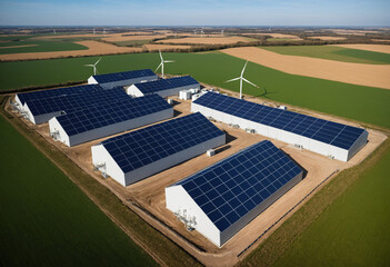 Modern tanks storage for renewable energy energy production for solar and windturbines