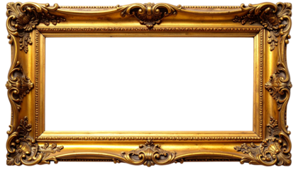 Ornate gold picture frame (2)