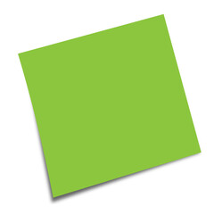 Pink sticky note paper with shadow and tape on white background