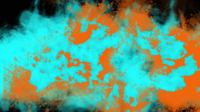 Bright abstract looped background with bright fluffy smoke.