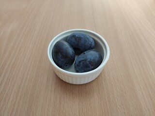 Fresh plums