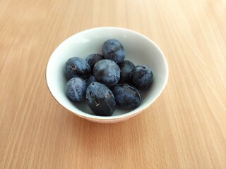 Fresh plums
