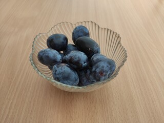 Fresh plums