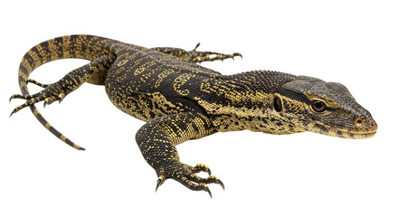 Naklejka premium Ackie Monitor with transparent png background