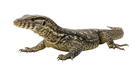 Naklejka premium Ackie Monitor with transparent png background