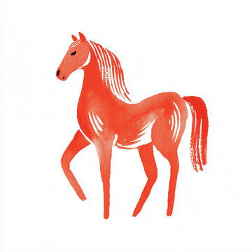 馬の絵 学生が描いた馬の絵 「めっちゃリアル」と思いきや…「爆笑」「じわじわ