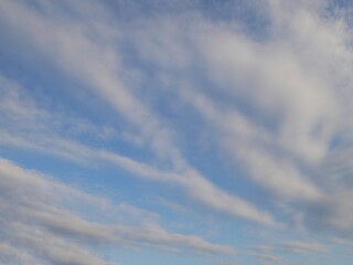 blue sky with clouds