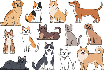 Fototapeta premium Set of animals