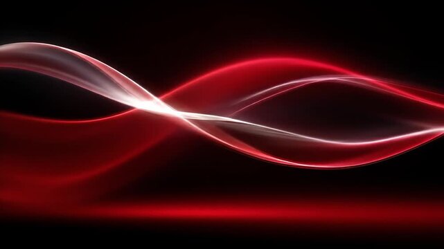 Abstract red light waves