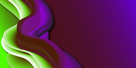 A mesmerizing blend of dynamic forms and captivating colors creates an eye-catching visual experience.