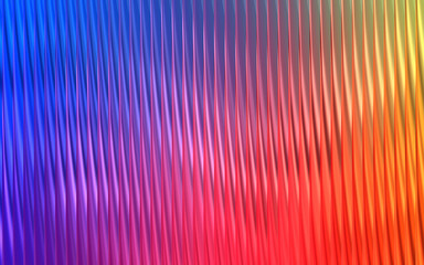 Colorful Glass Strip Texture Background with Gradient Waves