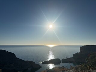 city of Lindos in Greece, Rhodos Island