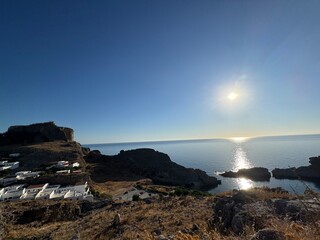 city of Lindos in Greece, Rhodos Island