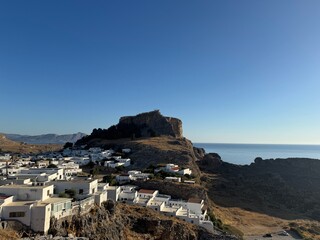 city of Lindos in Greece, Rhodos Island